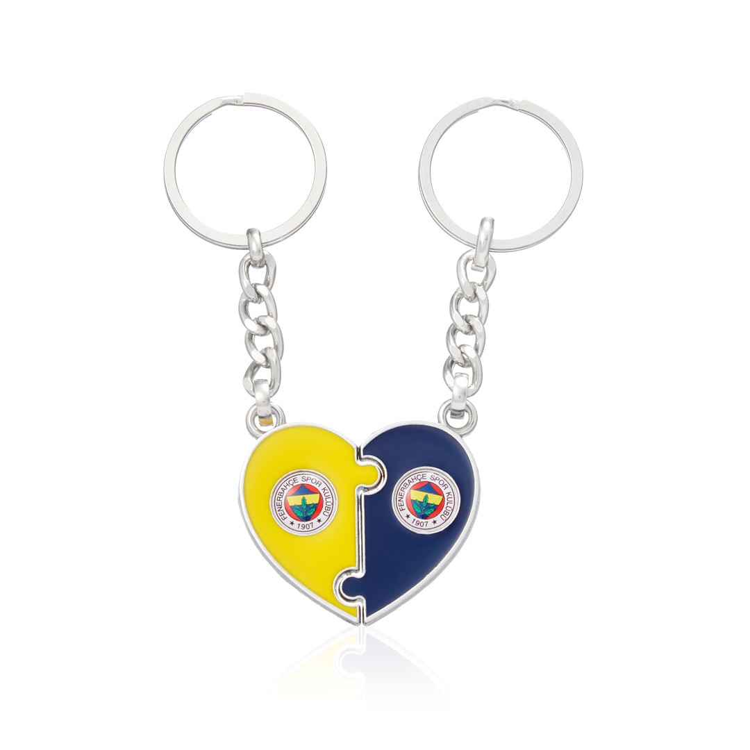 Fenerbahçe Çift Puzzle Metal Anahtarlık