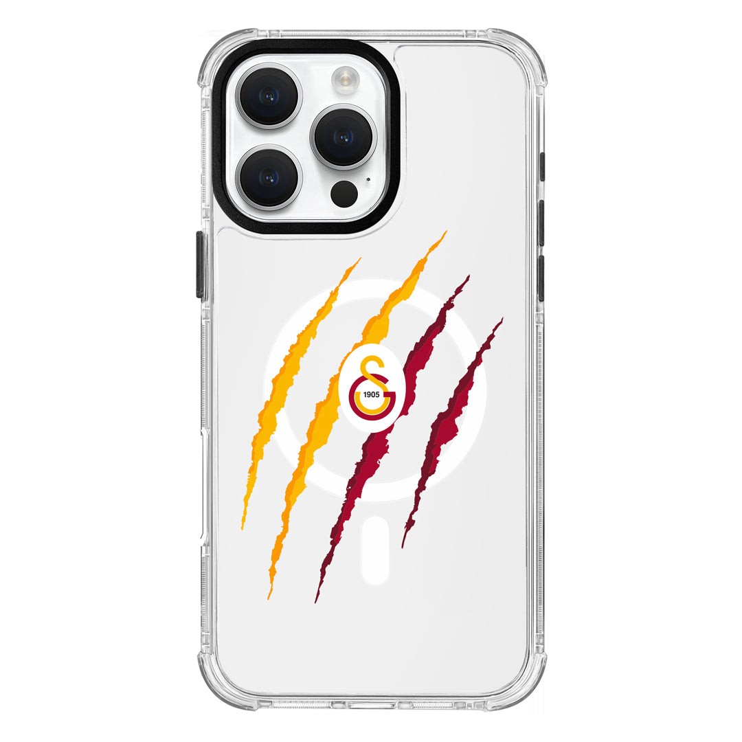 Galatasaray Aslan Pençe Magsafe Şeffaf Telefon Kılıfı