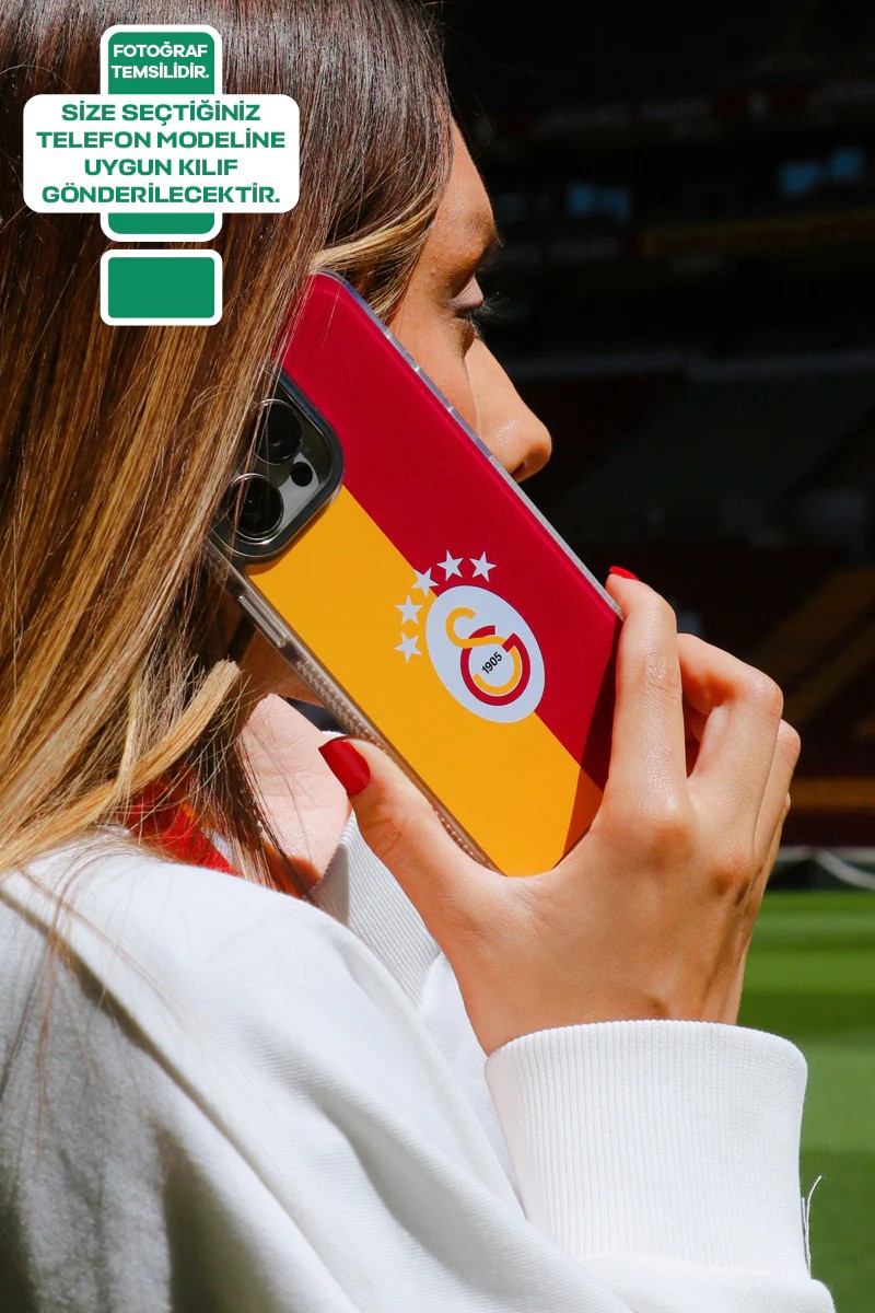Galatasaray 5 Yıldız Parçalı Bayrak Telefon Kılıfı