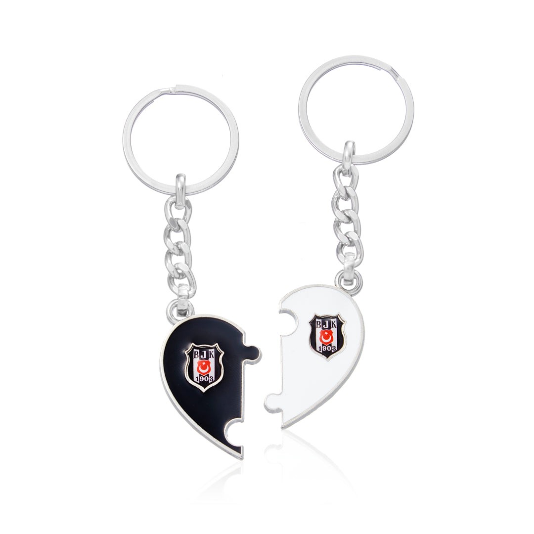 Beşiktaş Puzzle 2'li Metal Anahtarlık