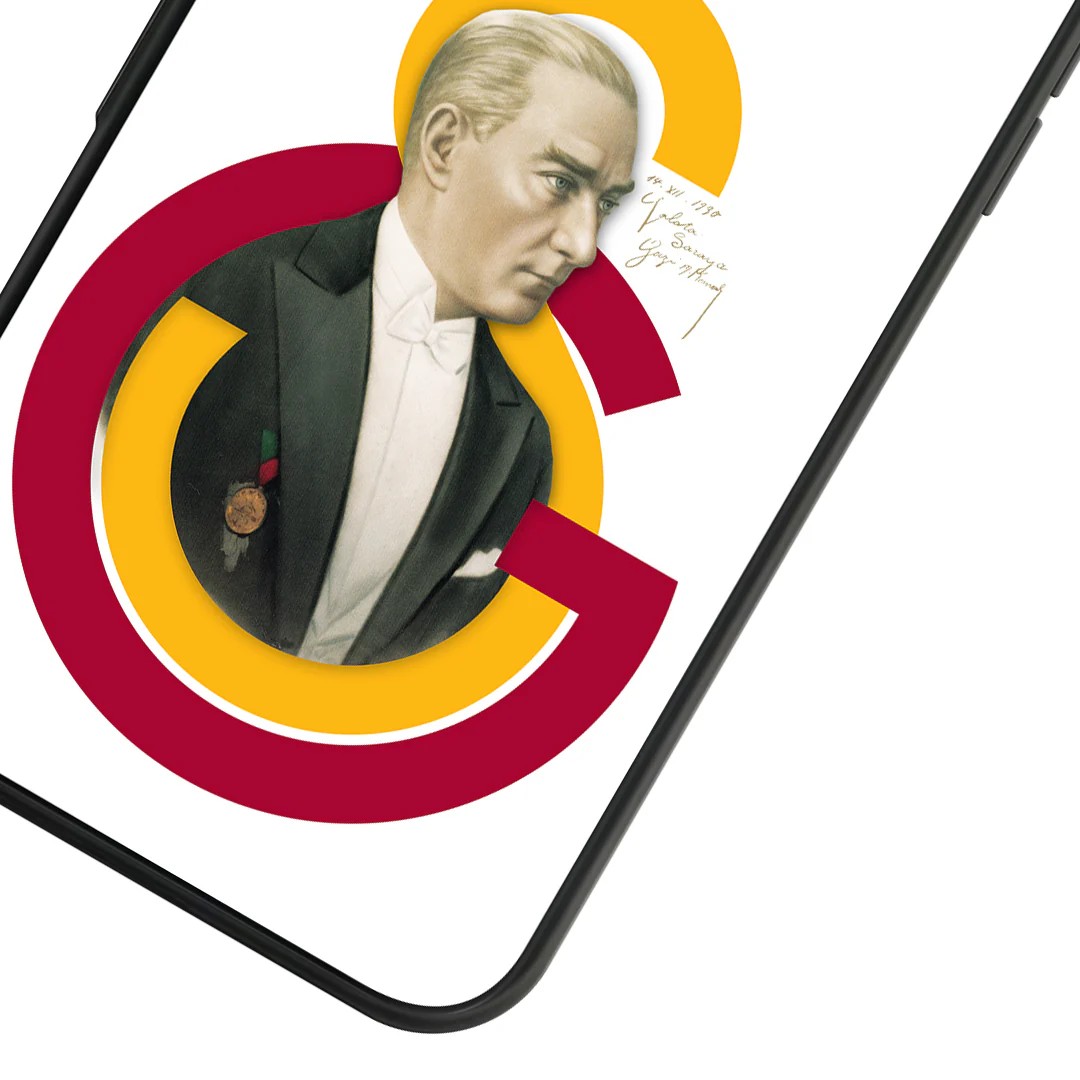 Galatasaray ATA Arma Cam Telefon Kılıfı