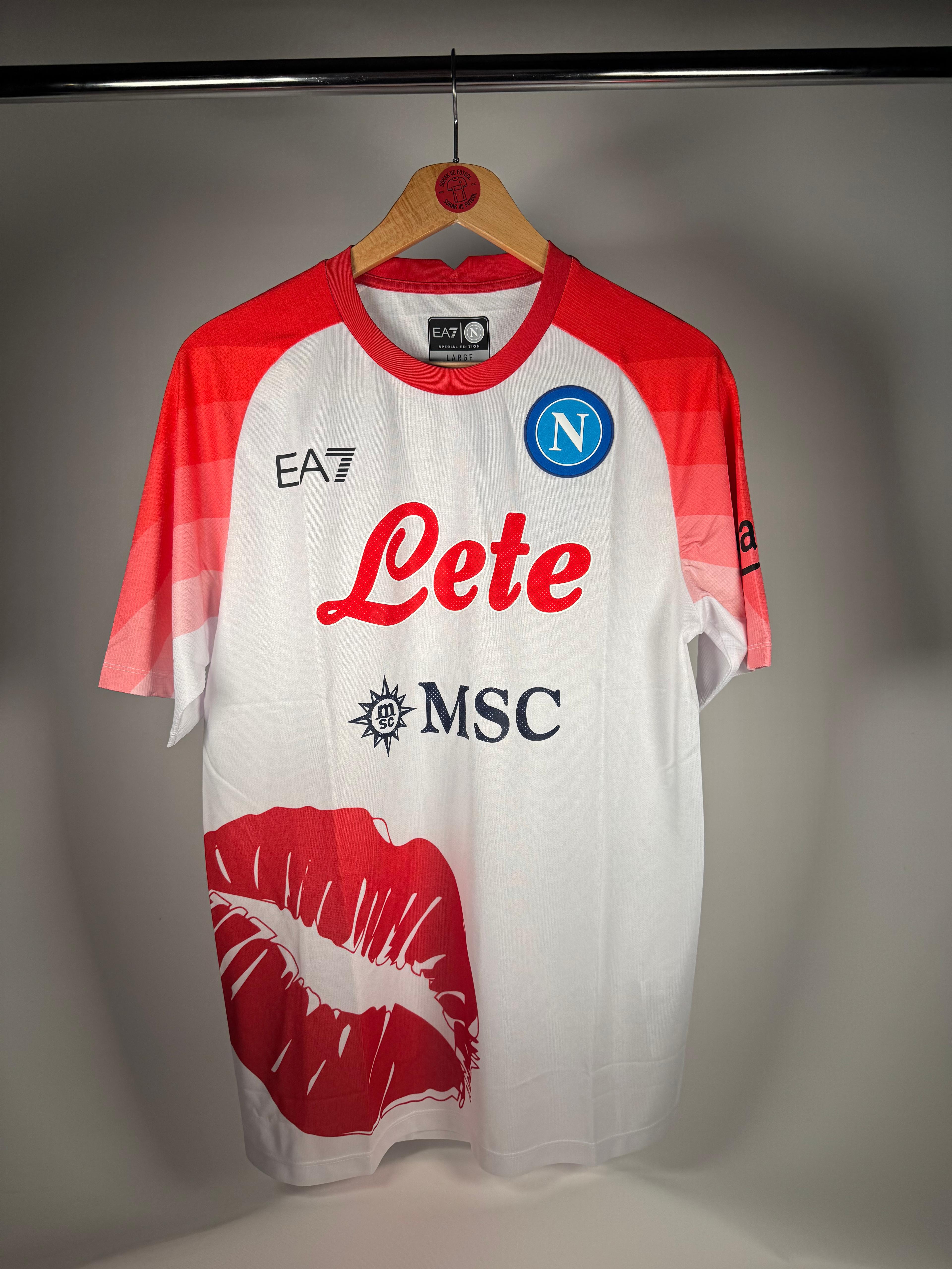 SSC NAPOLI 2022-2023 ST VALENTINE'S DAY ÖZEL FORMA - LARGE