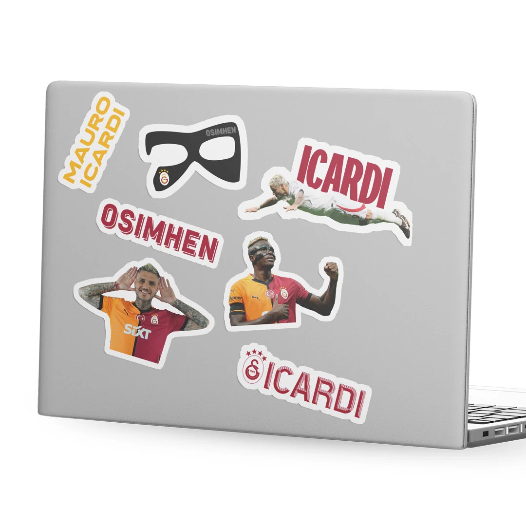 Galatasaray Kırmızı Sticker Paketi