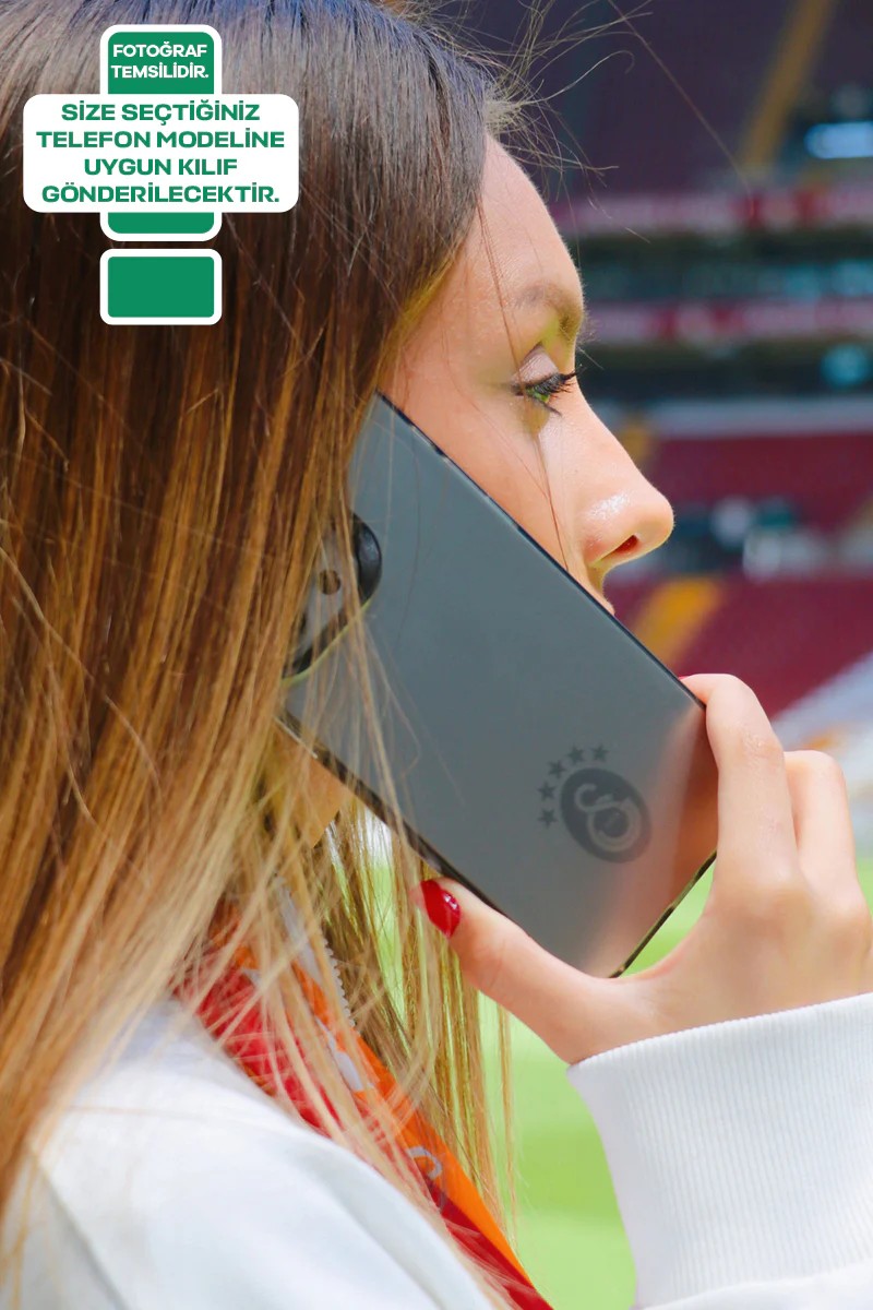 Galatasaray 5 Yıldız Tek Renk Arma Premium Telefon Kılıfı