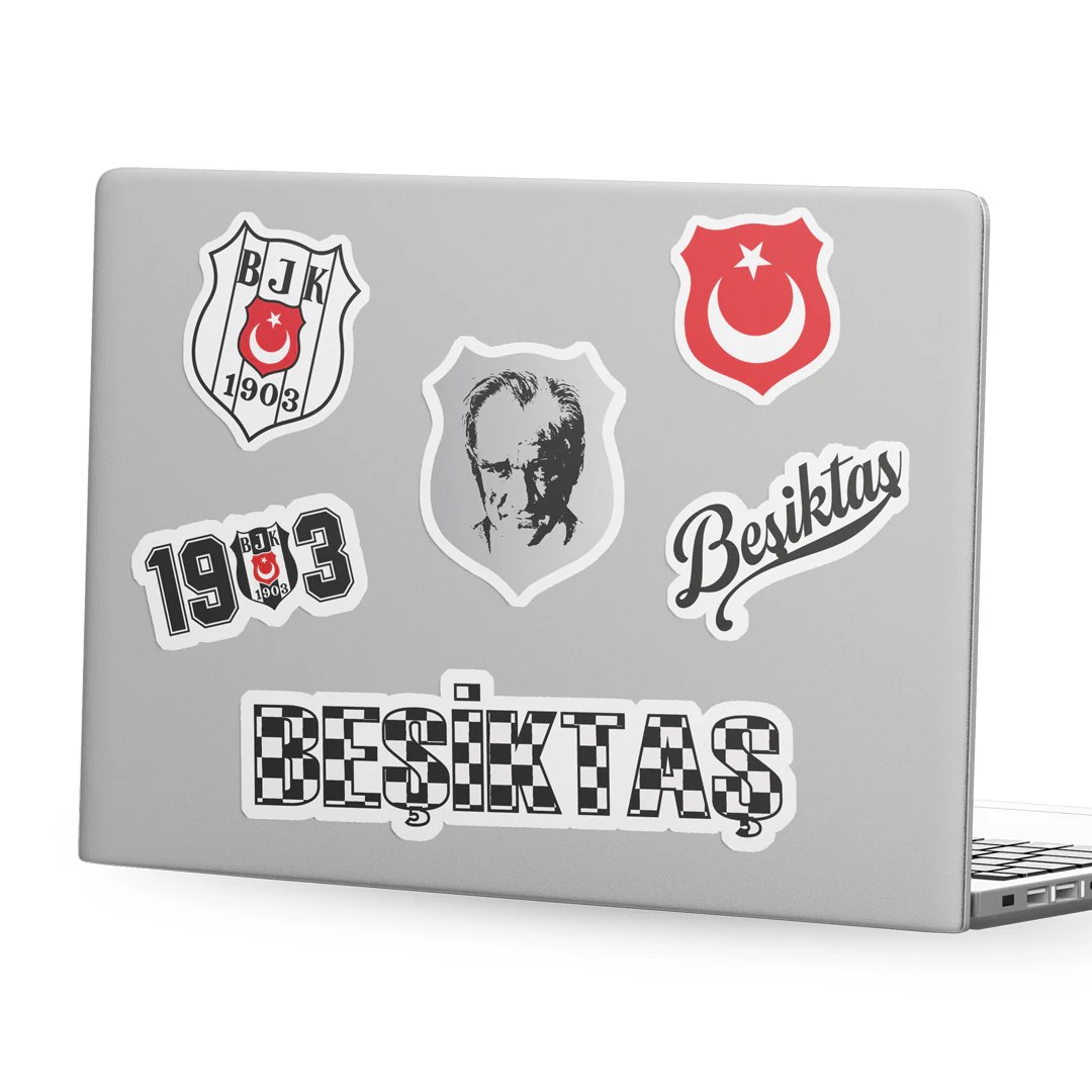 Beşiktaş Siyah Sticker Paketi