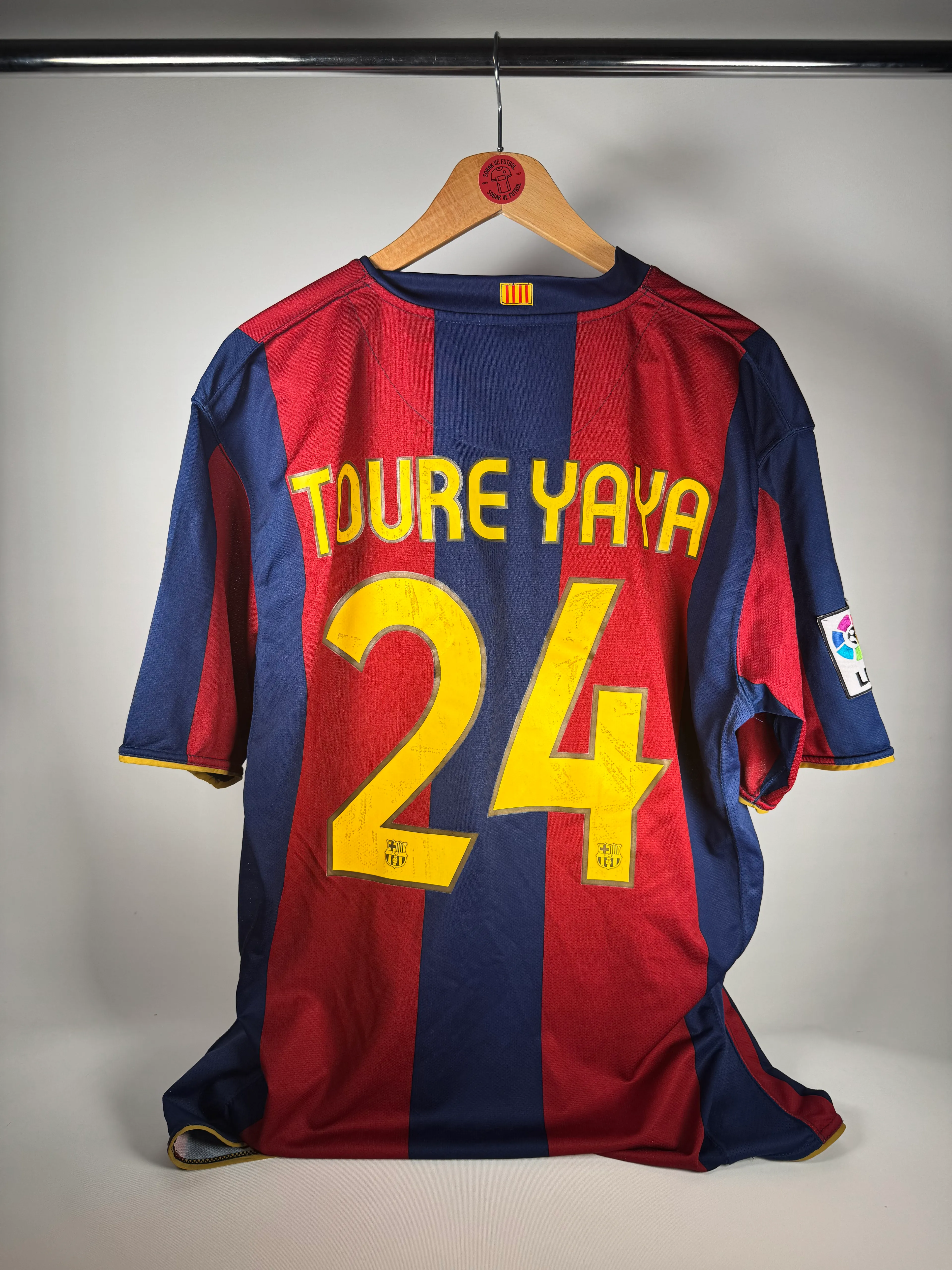 #24 TOURE YAYA BARCELONA 2007/2008 İÇ SAHA - XLARGE