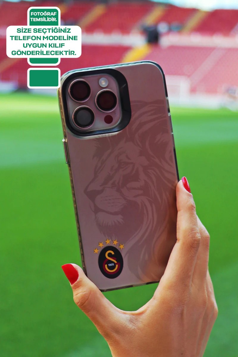 Galatasaray 5 Yıldız Aslan Premium Telefon Kılıfı