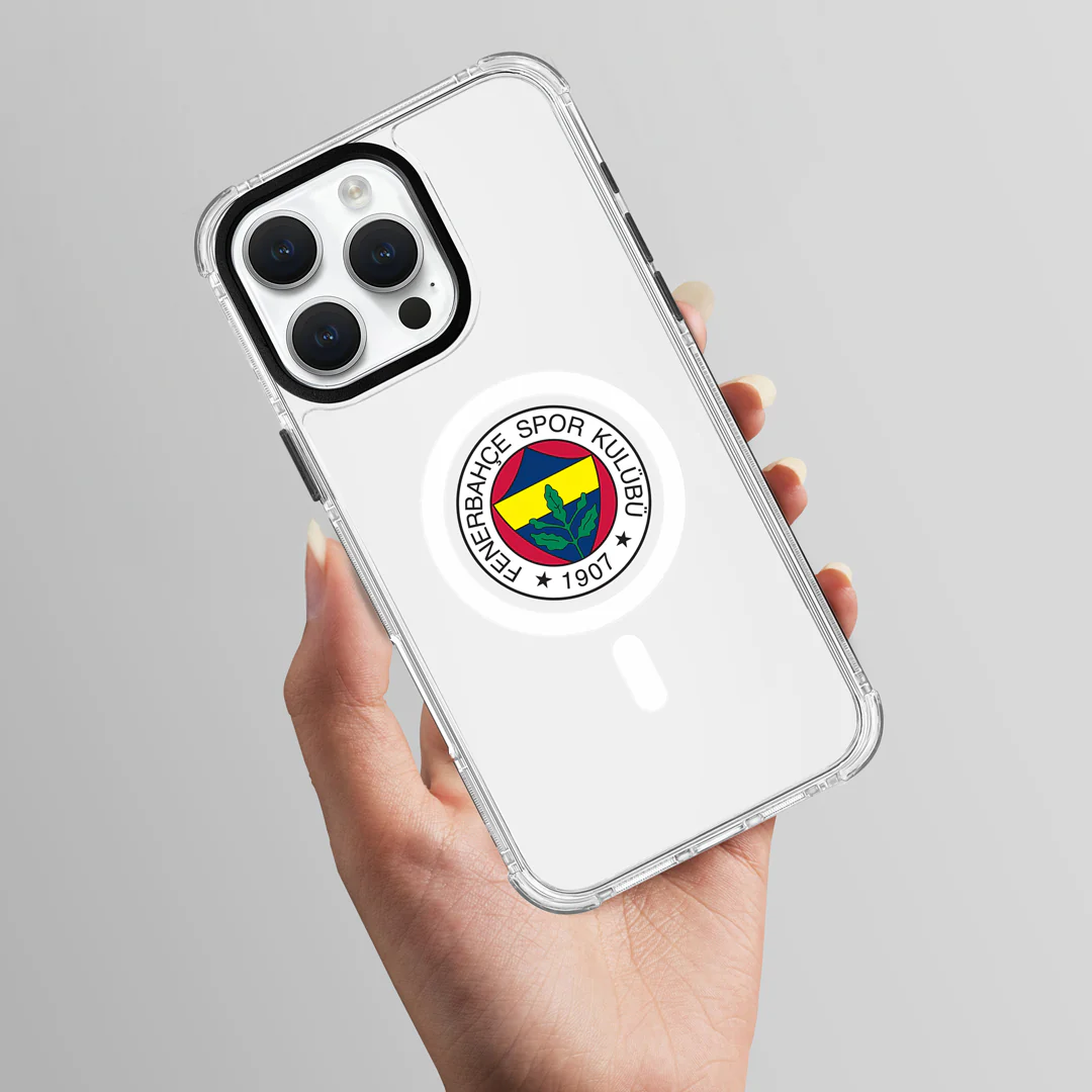 Fenerbahçe Magsafe Logo Şeffaf Telefon Kılıfı