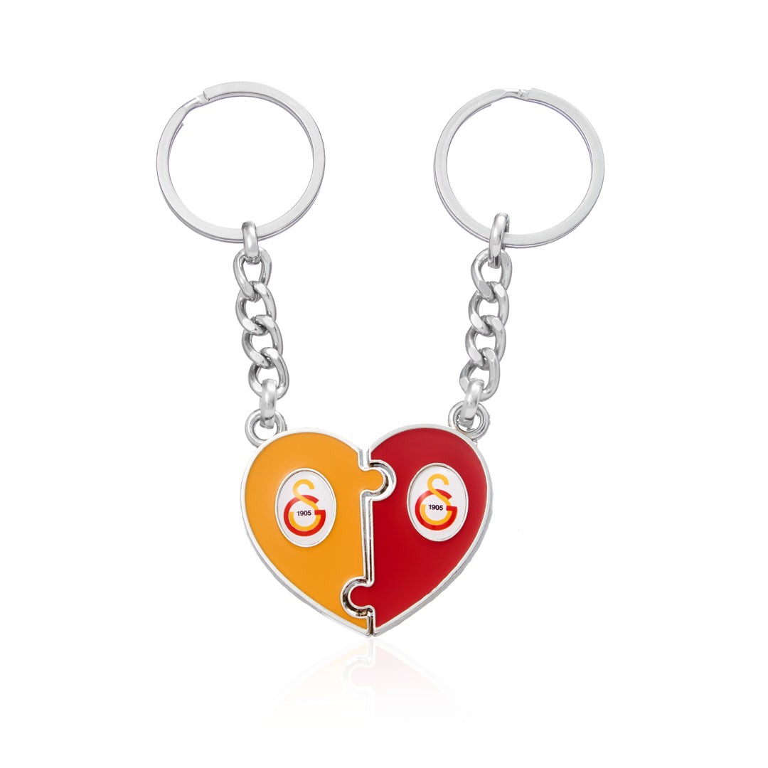 Galatasaray Çift Puzzle Metal Anahtarlık