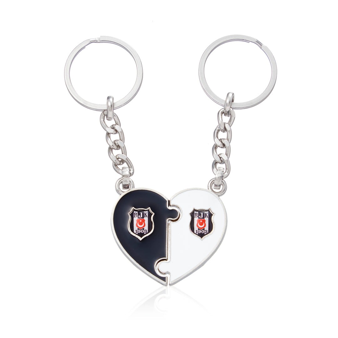 Beşiktaş Puzzle 2'li Metal Anahtarlık