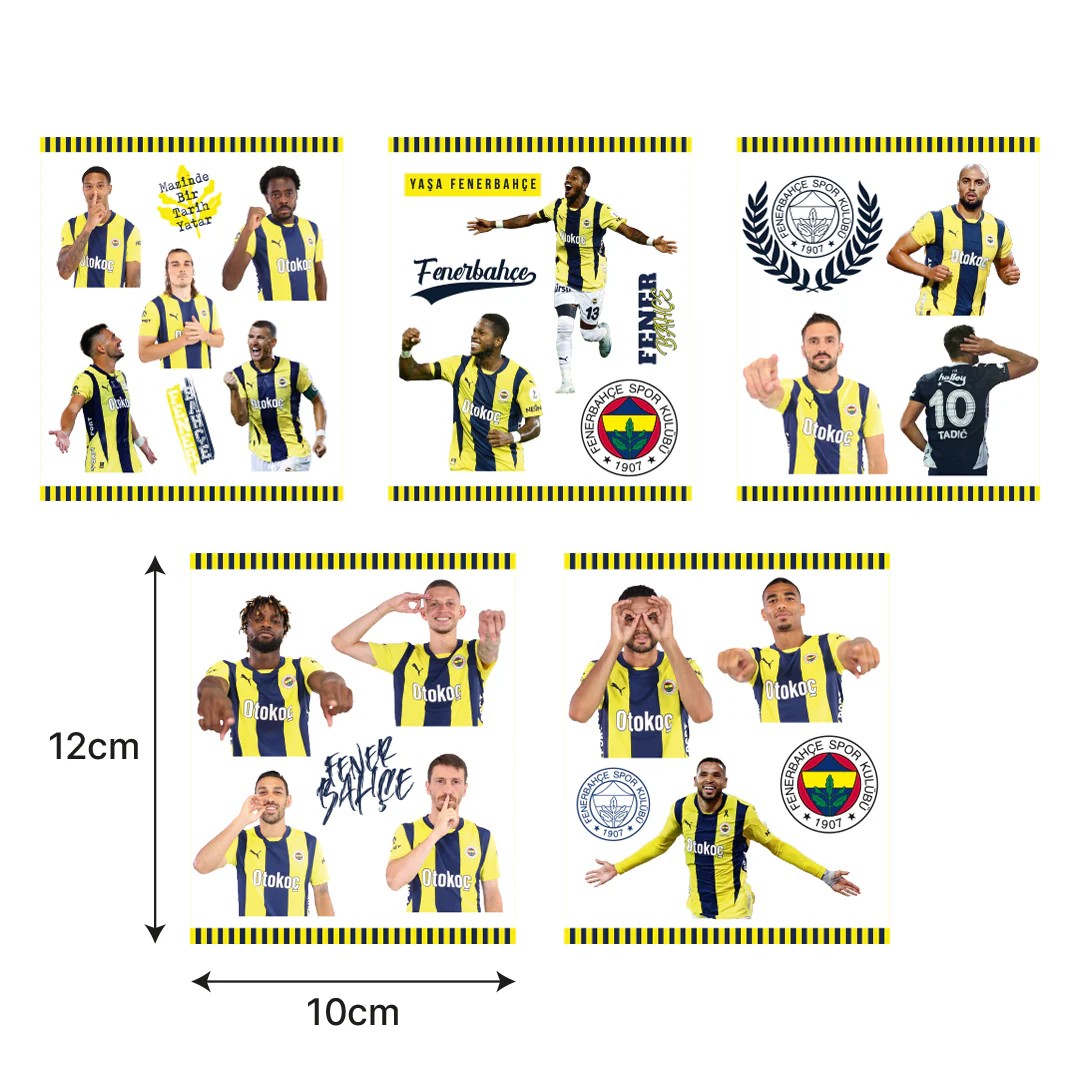 Fenerbahçe Lacivert Sticker Paketi
