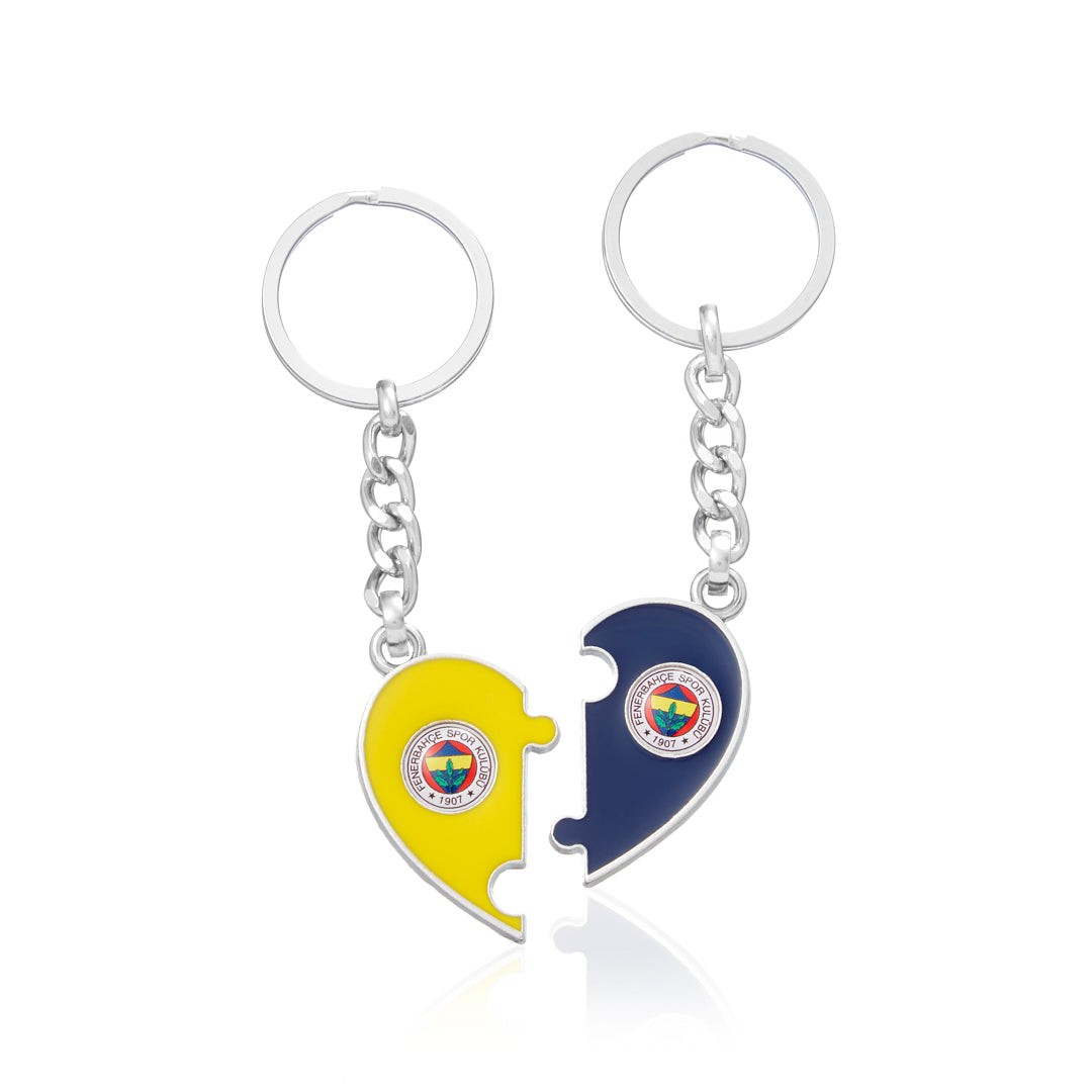 Fenerbahçe Çift Puzzle Metal Anahtarlık