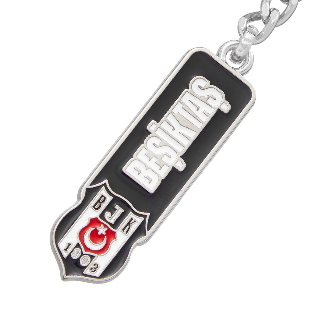 Beşiktaş Arma ve Yazı Metal Anahtarlık