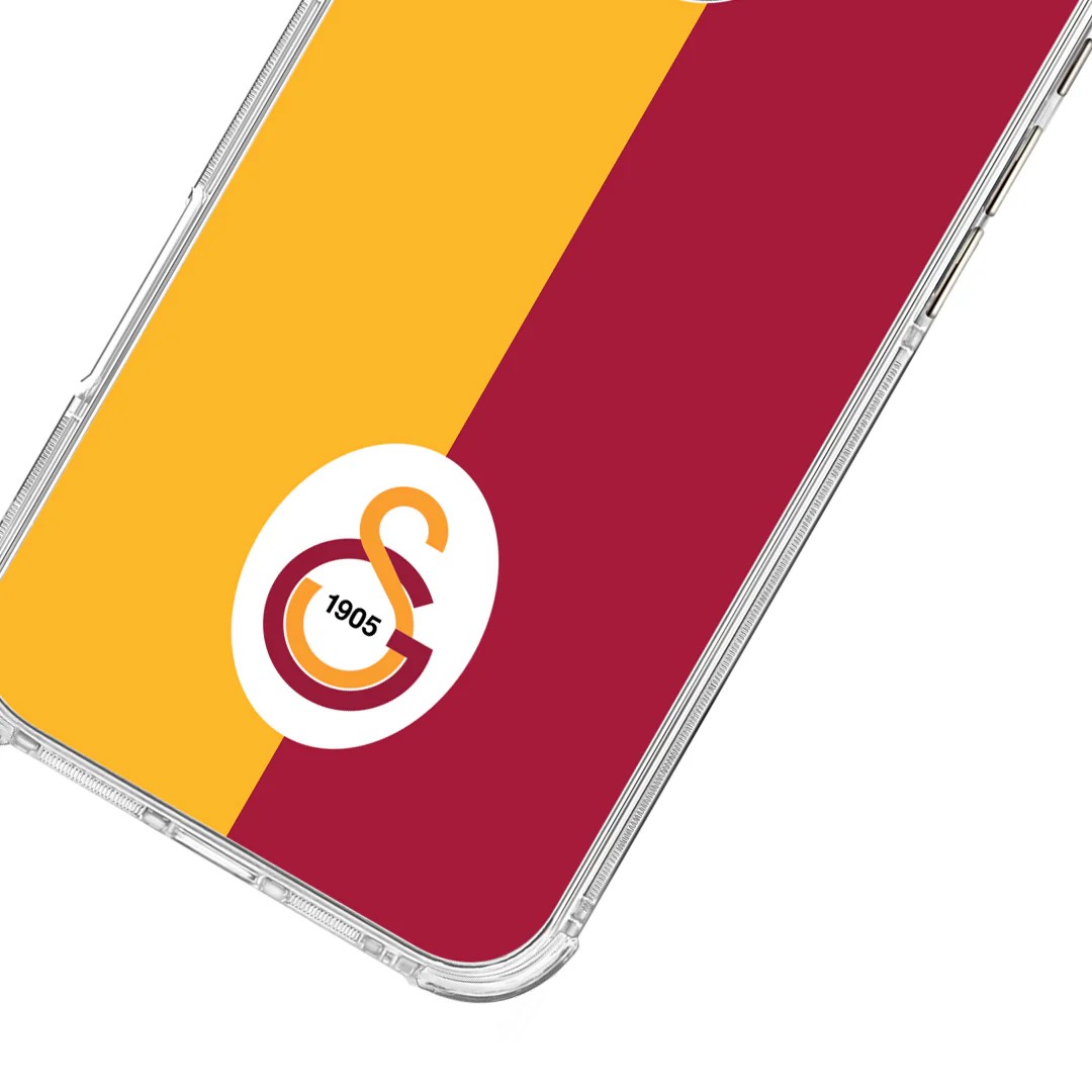 Galatasaray Parçalı Logo Şeffaf Telefon Kılıfı