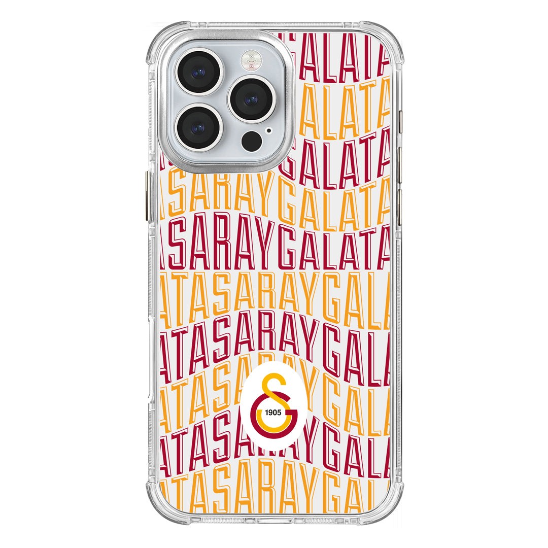 Galatasaray Bayrak Metin Şeffaf Telefon Kılıfı