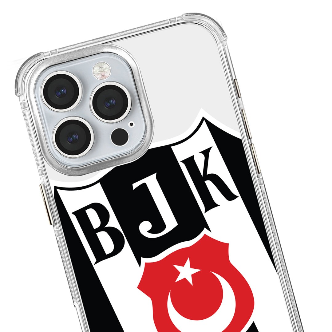 Beşiktaş Büyük Logo Şeffaf Telefon Kılıfı