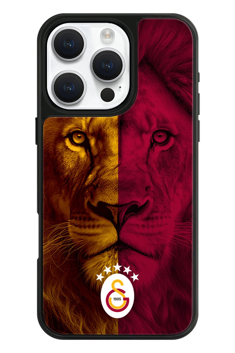 Galatasaray 5 Yıldız Parçalı Aslan Telefon Kılıfı