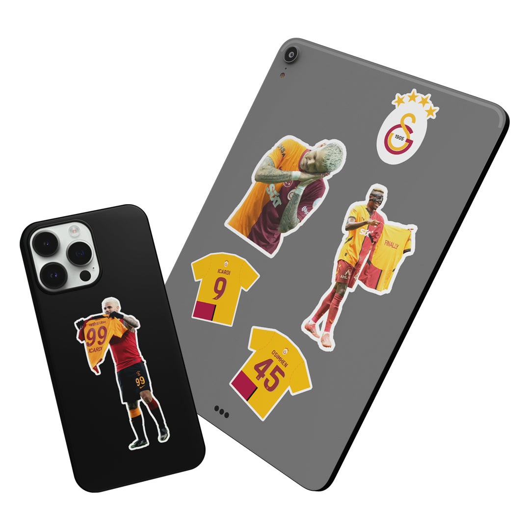 Galatasaray Kırmızı Sticker Paketi