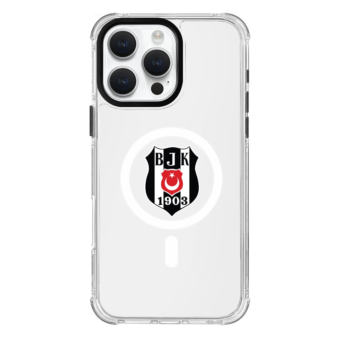 Beşiktaş Magsafe Logo Şeffaf Telefon Kılıfı