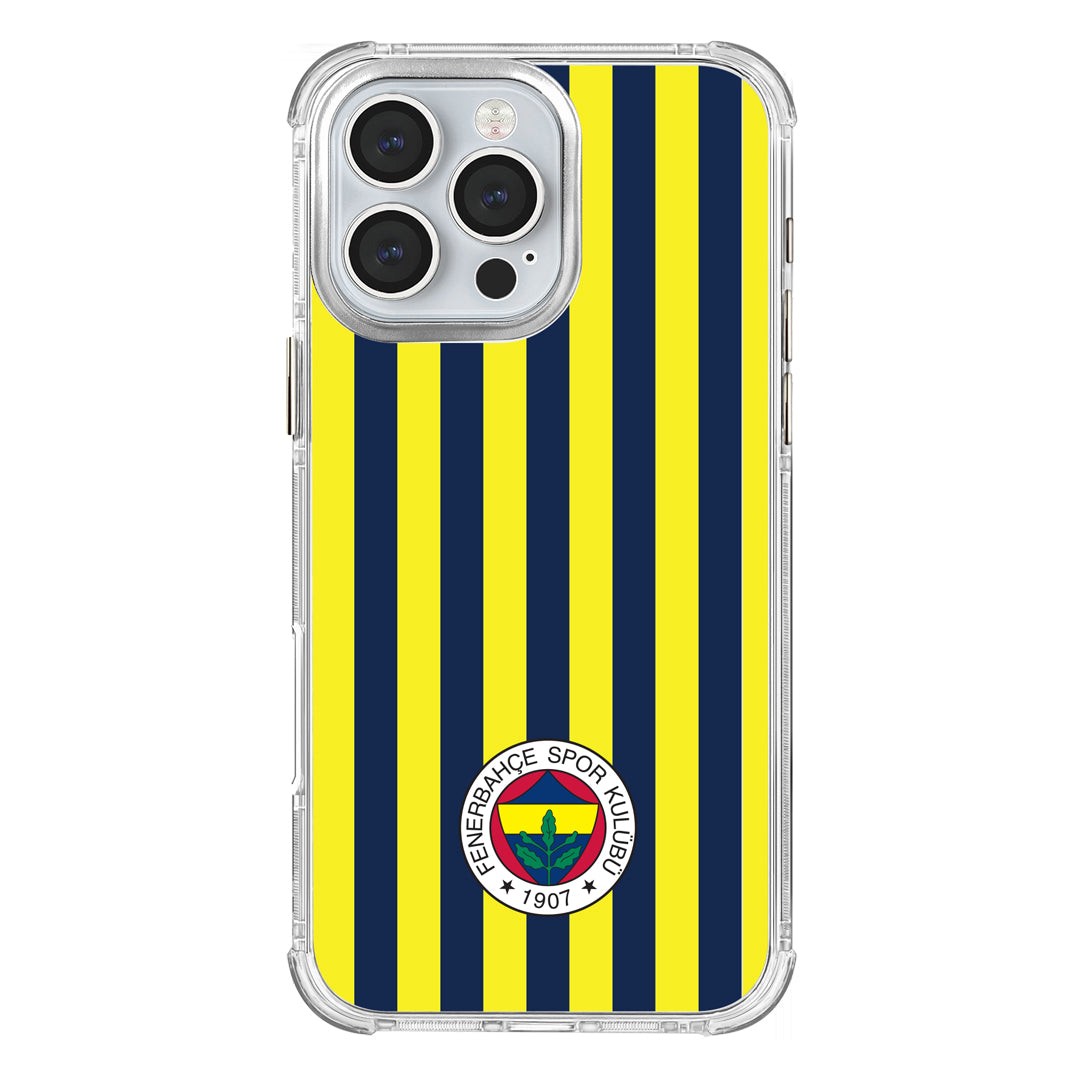 Fenerbahçe Çubuklu Şeffaf Telefon Kılıfı
