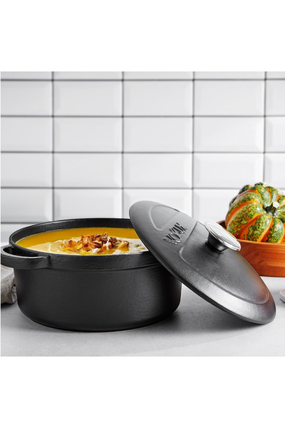Voeux Elegance Döküm Derin Tencere 24Cm