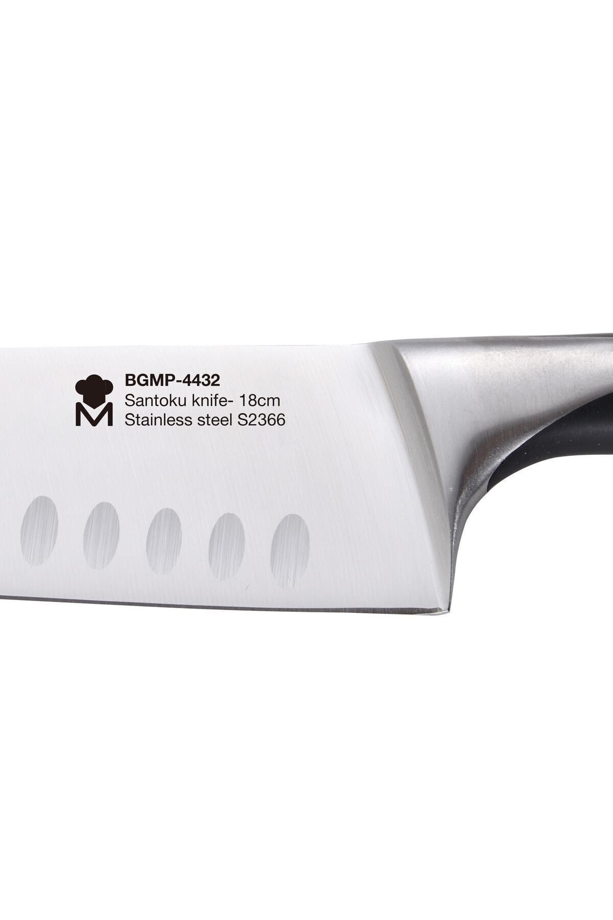Paslanmaz Çelik Santoku Bıçağı | Şef Bıçağı 17,5 Cm | Elegance Serisi | 4432
