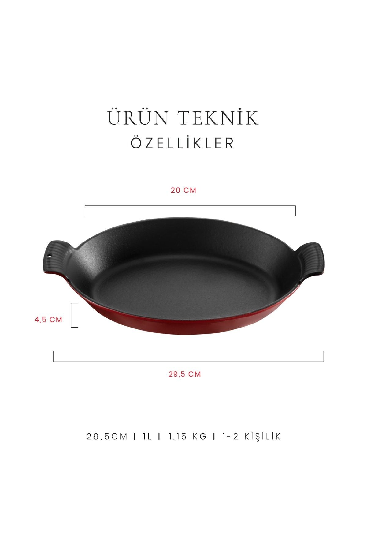 Voeux L'Amour Döküm Kayık Sahan 20Cm