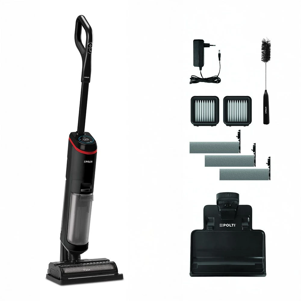 Polti RollySteam WD40C Dikey Kablosuz Islak & Kuru Buharlı Temizlik Makinesi 