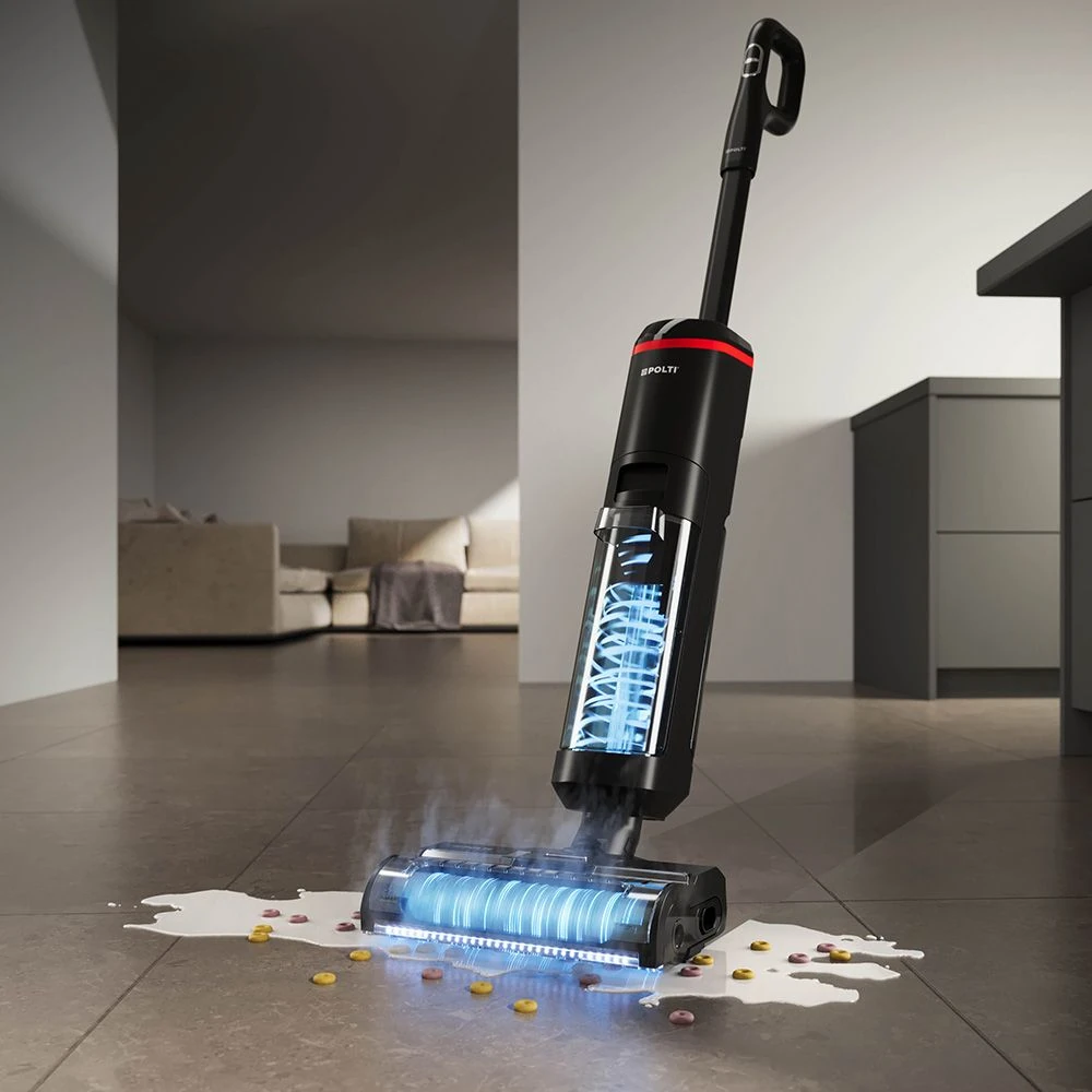 Polti RollySteam WD40C Dikey Kablosuz Islak & Kuru Buharlı Temizlik Makinesi 