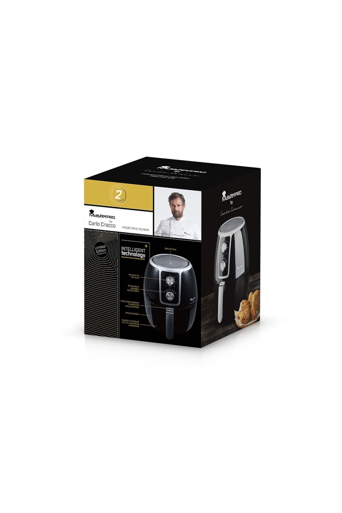 Airfryer Yağsız Fritöz 3,4 Litre Kapasiteli 1500 W Bgmp-9177
