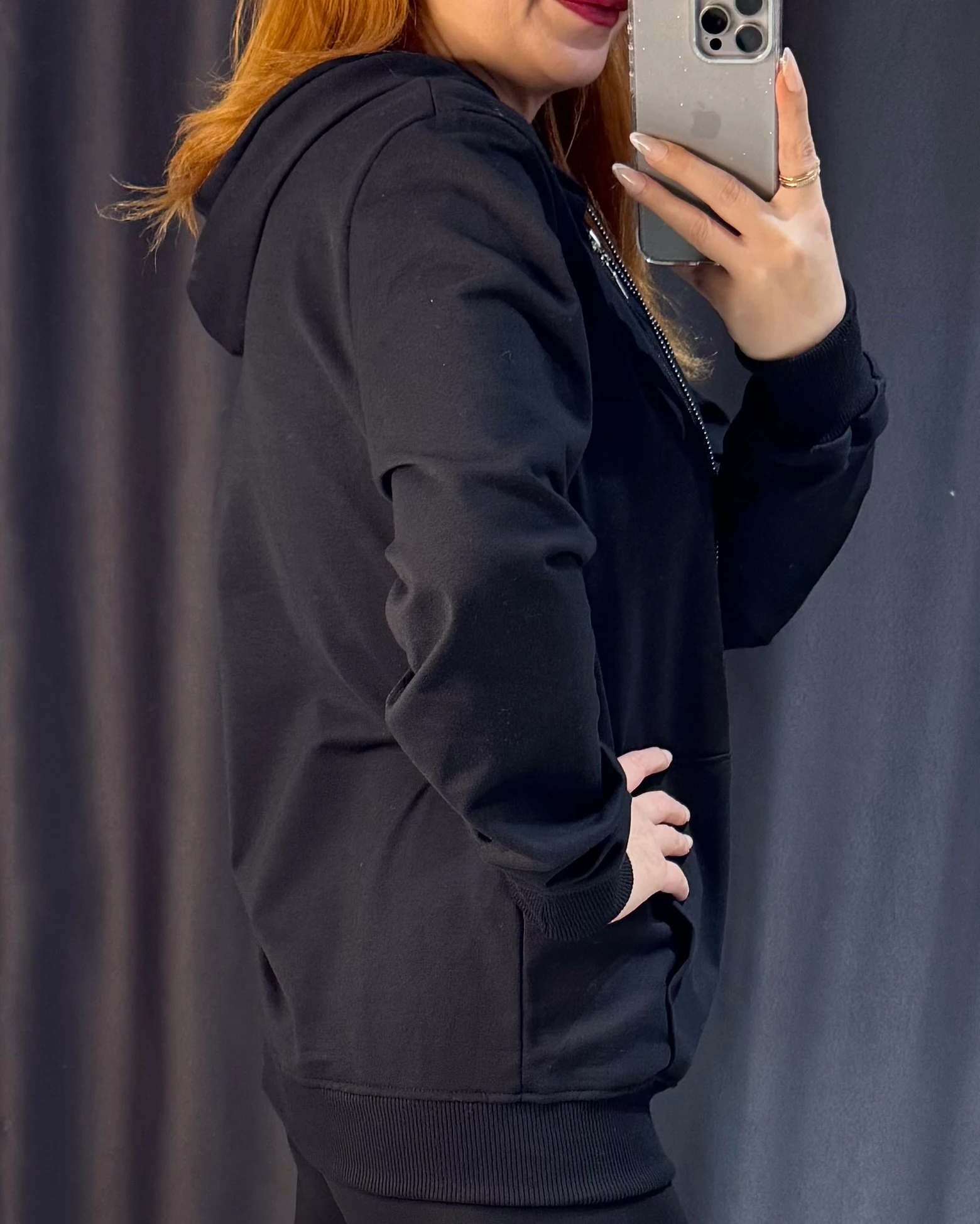 Kapüşonlu Fermuarlı Sweat