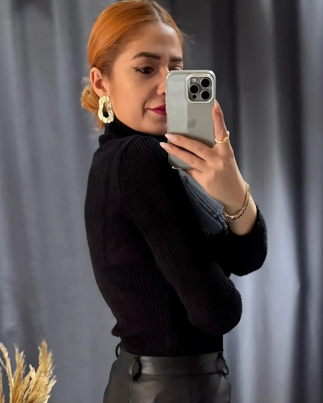 Boğazlı Fit Triko Kazak