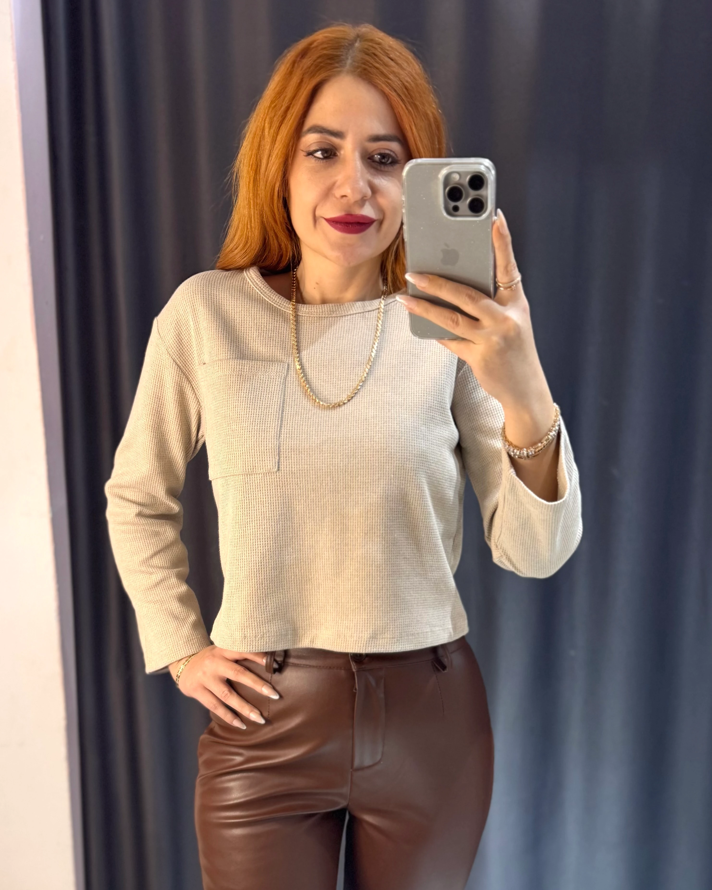 Basic Dokulu Soft Bluz