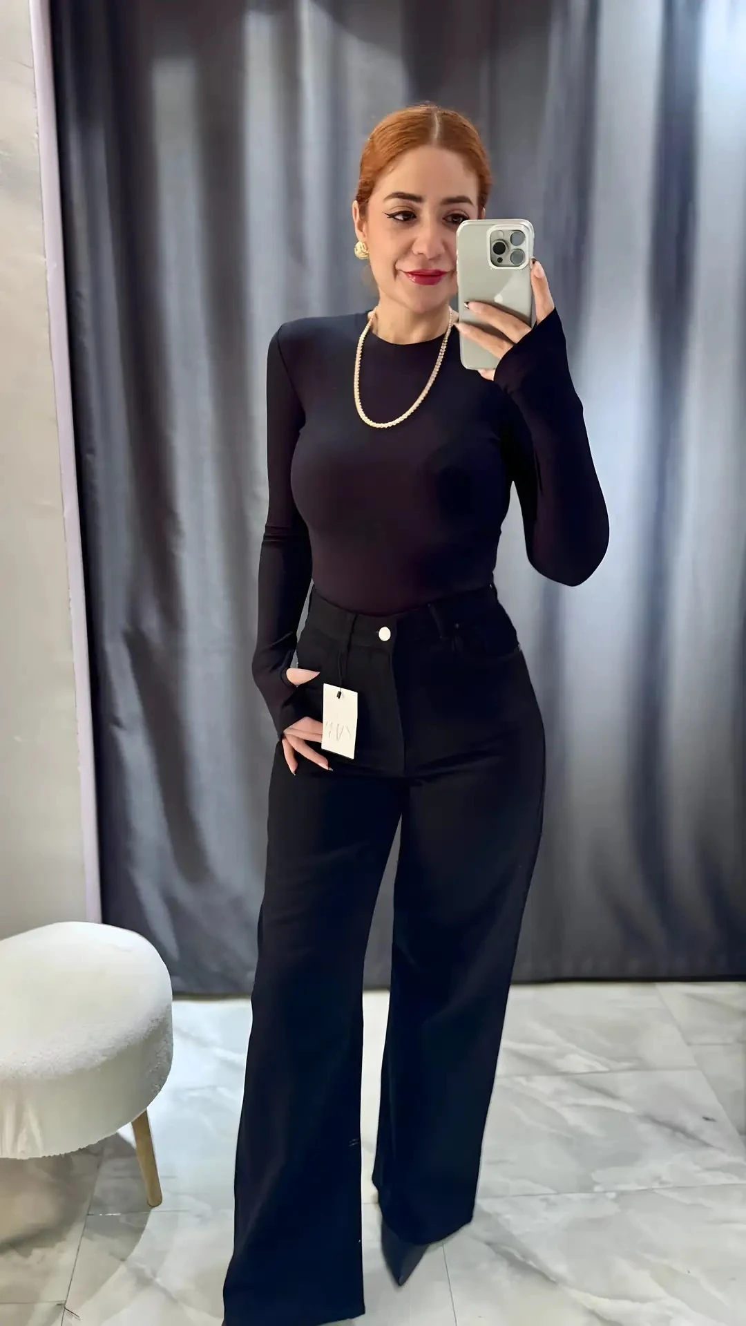 ZR PALAZZO ORJ JEAN - siyah