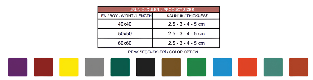 EPDM KARO KAUÇUK / EPDM TILE RUBBER