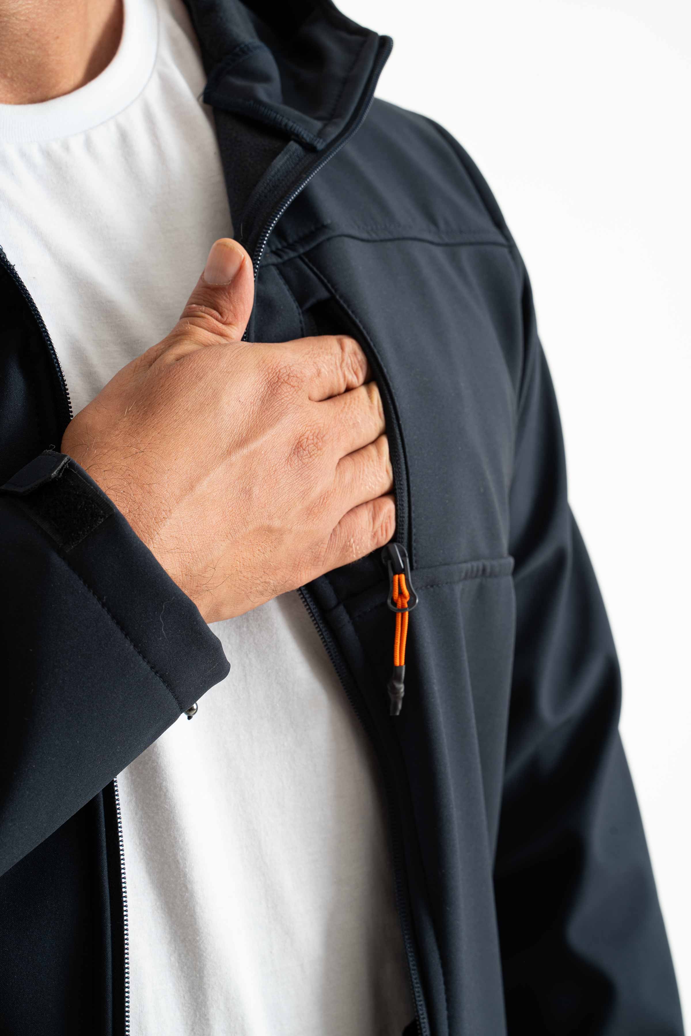 Longberg Erkek Kapüşonlu Softshell Mont