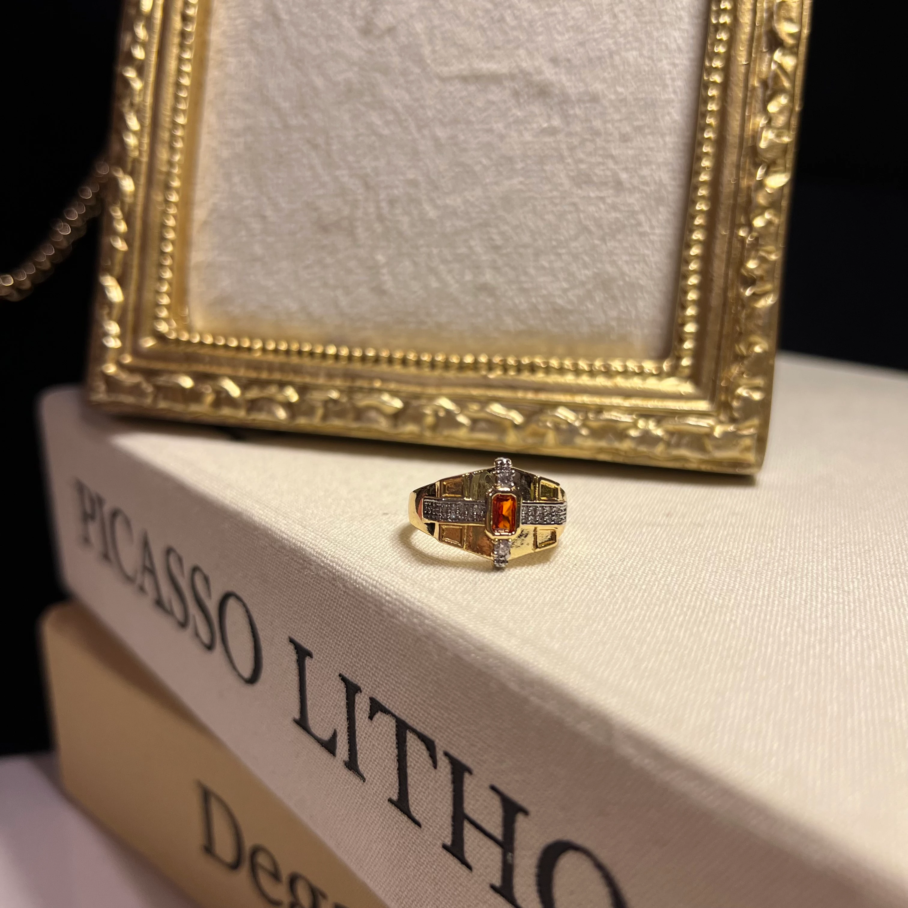 Gold Çelik Ayarlanabilir Yüzük