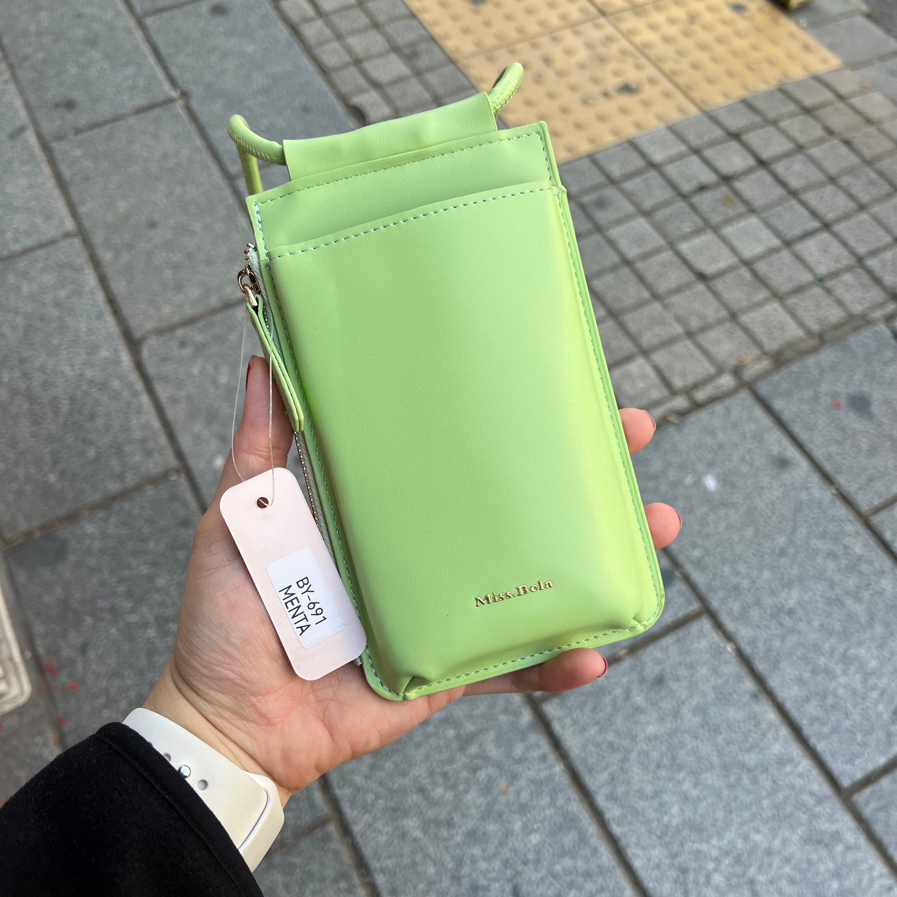 Yeşil Telefon Çantası