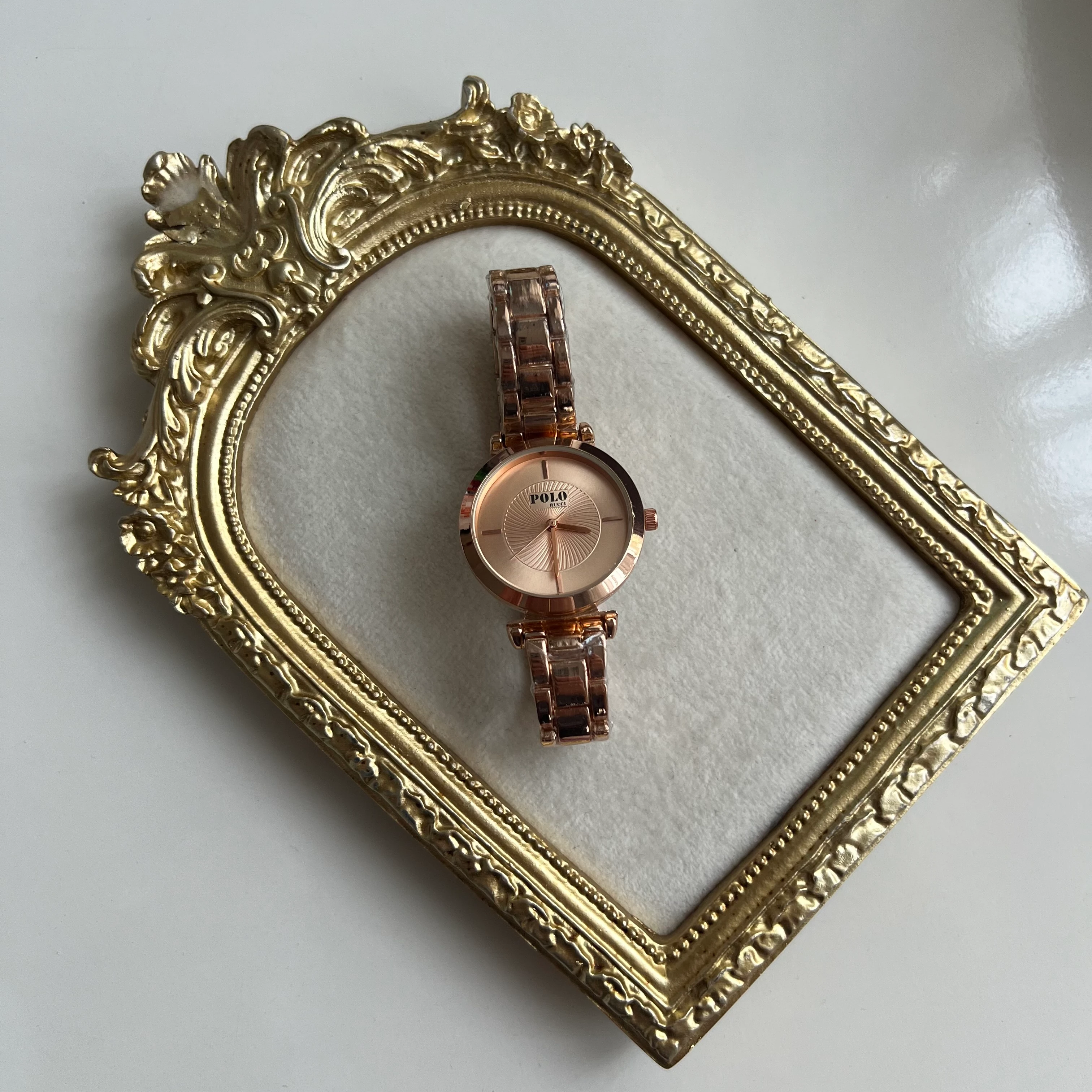 Bakır Kadın Saat Polo