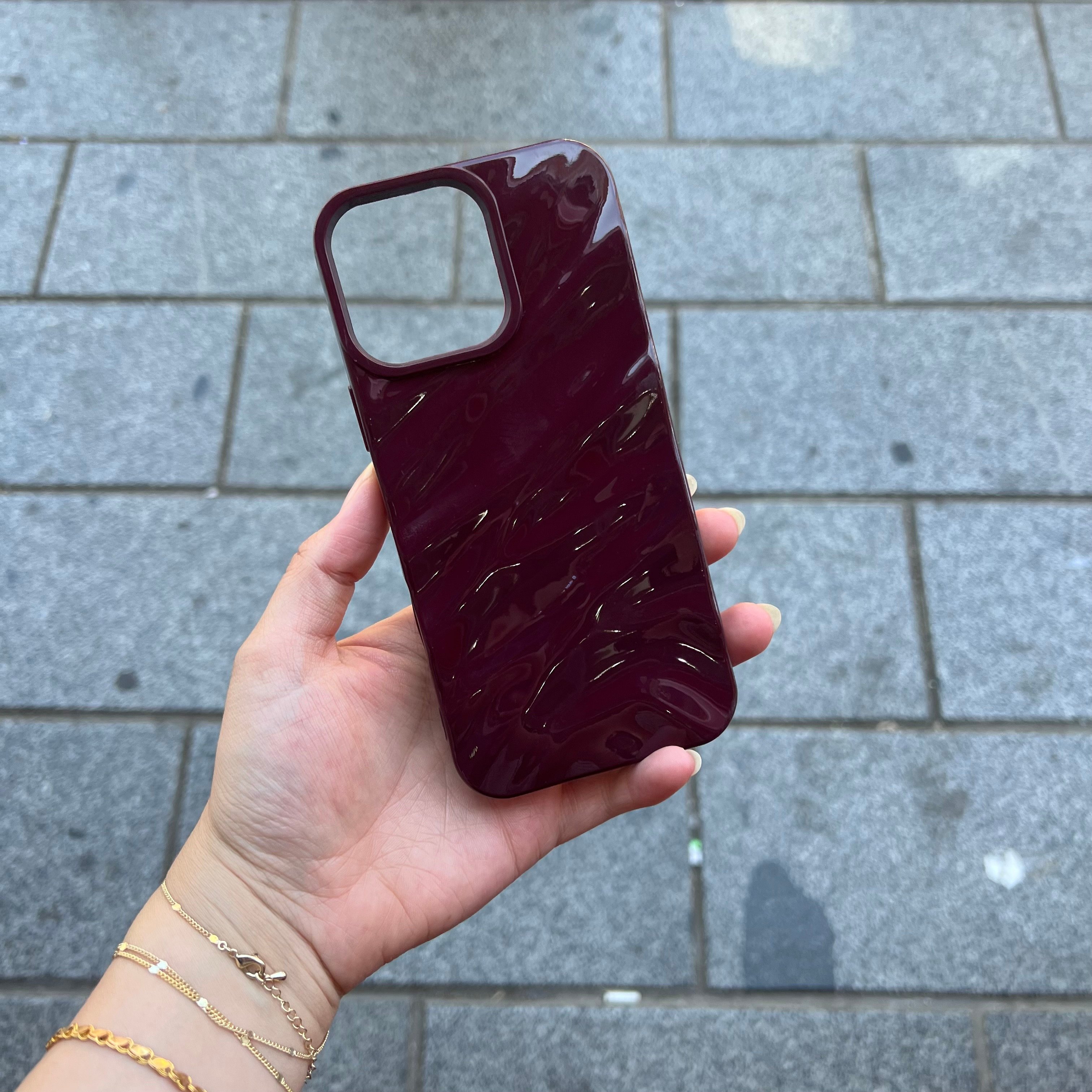 Iphone 16 Pro Max Bordo Telefon Kılıfı