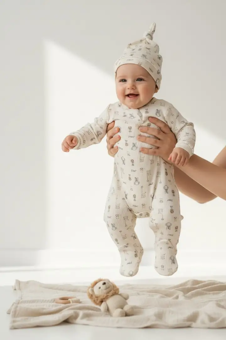 Beige Safari Nest Patikli Set