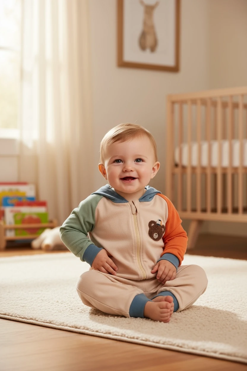 Cozy Teddy Hug Romper image