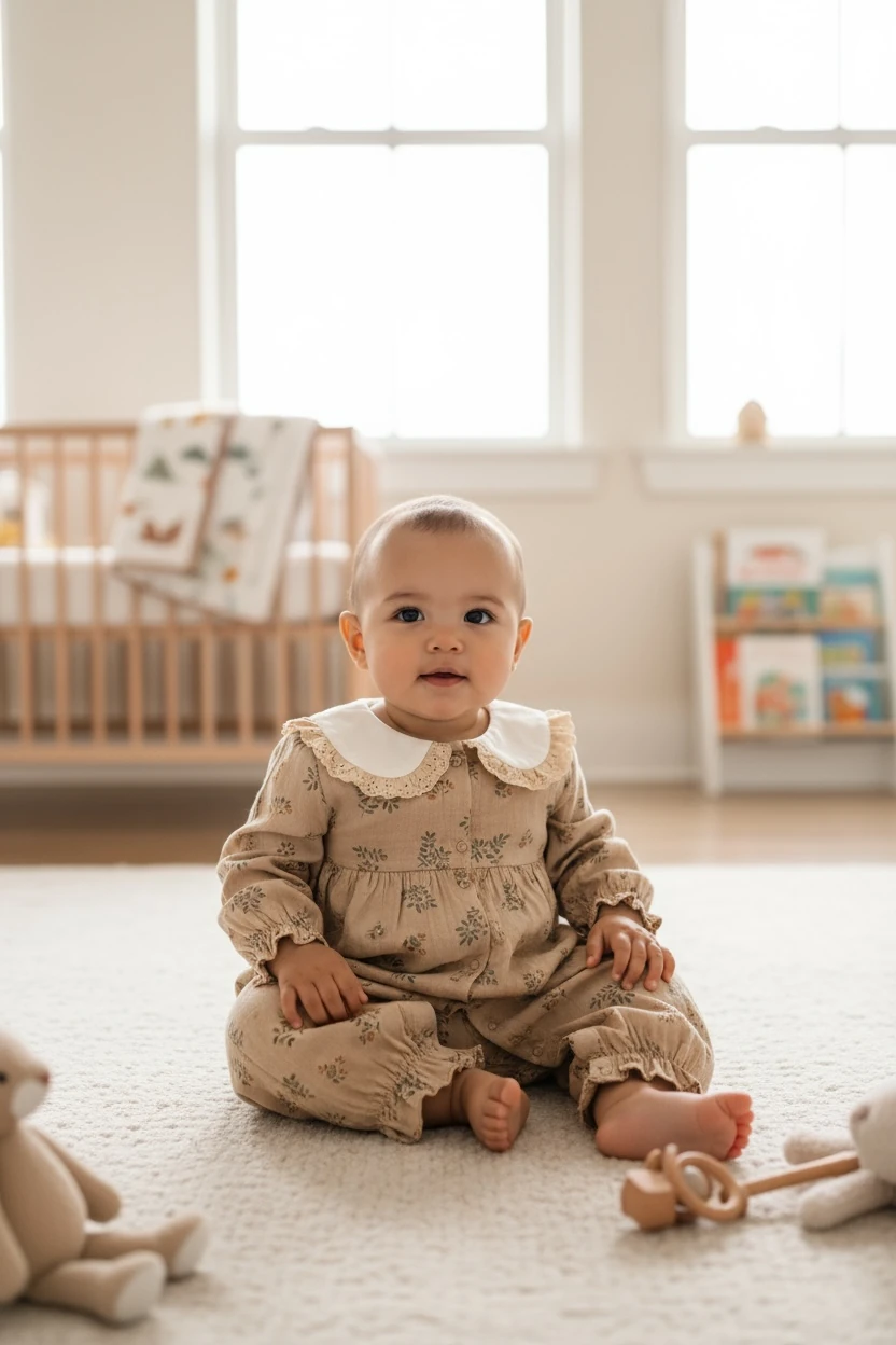 Golden Bloom Romper image