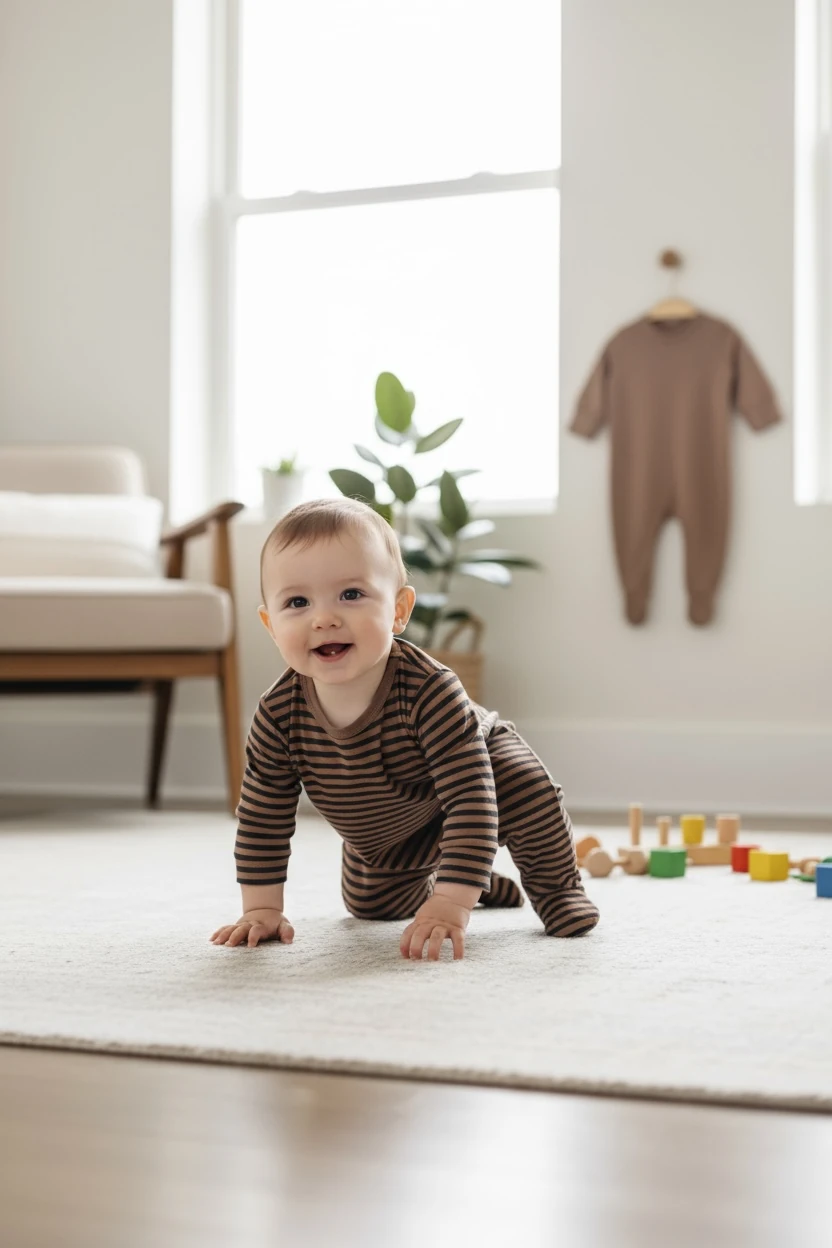 Soft Harmony Romper - Kahverengi main variant image