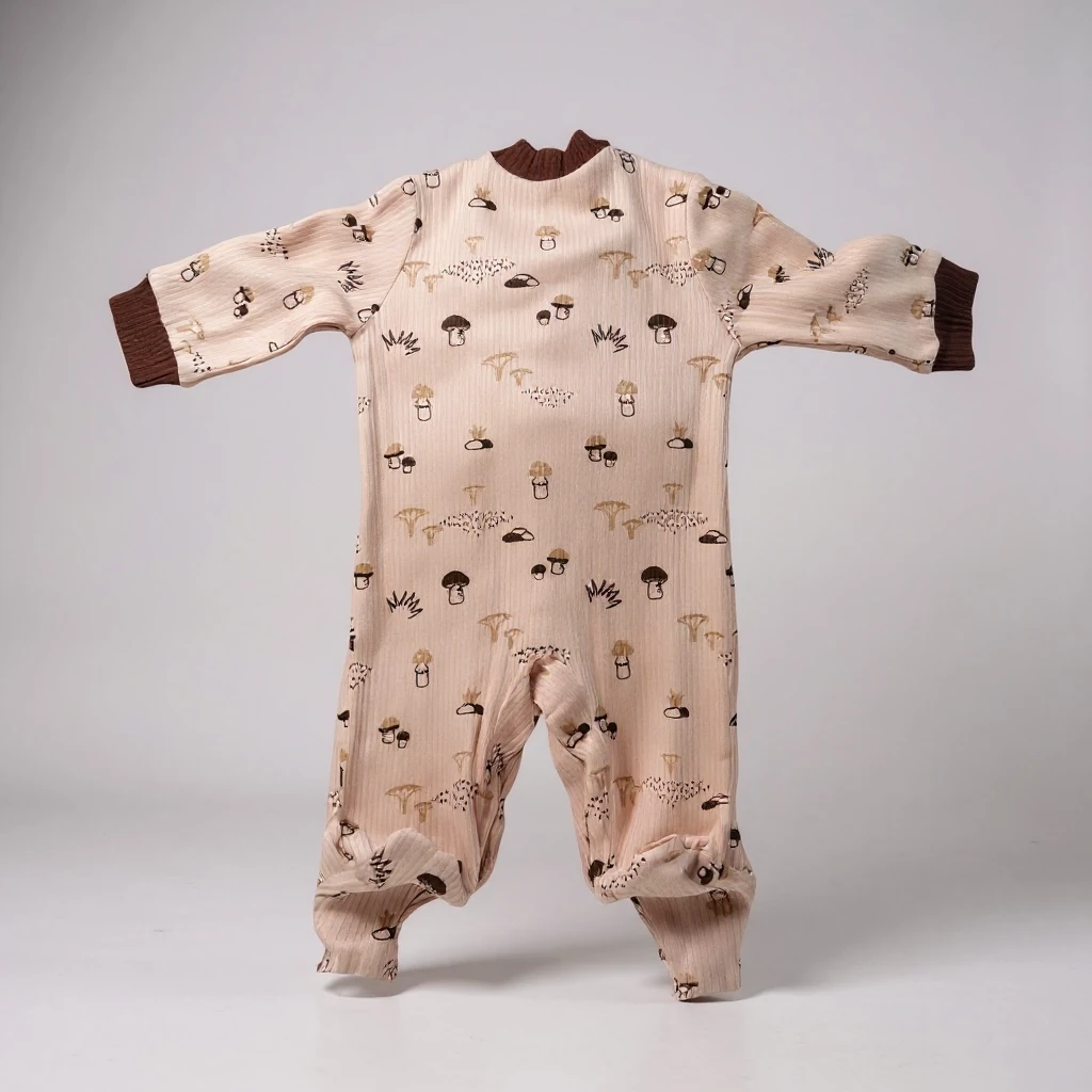 Mushroom Tale Romper Set 3'lü