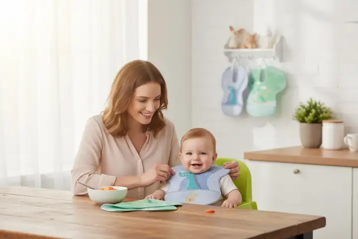 Big Comfort Sıvı Geçirmez Mama Önlüğü
