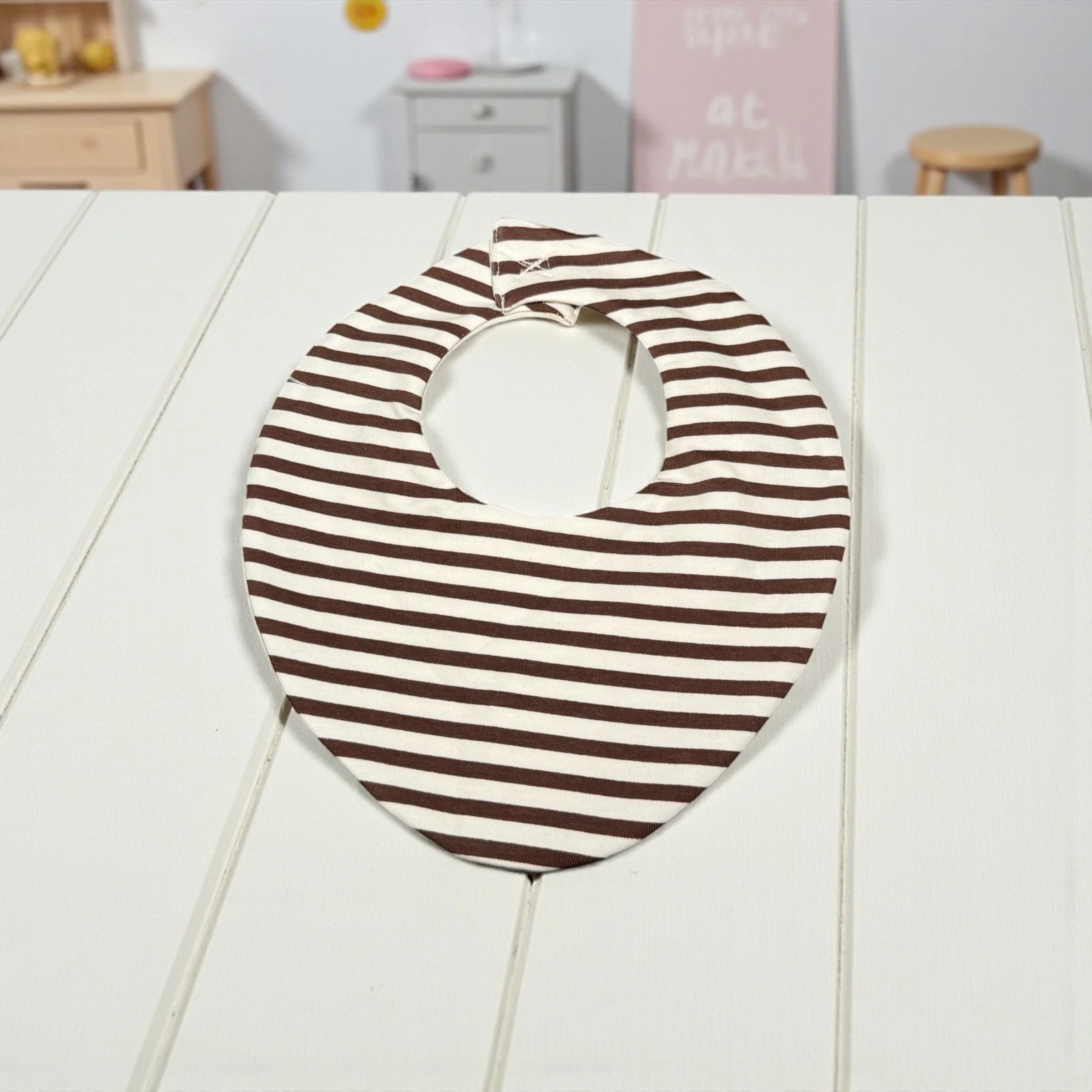 Brown Nest Stripe Bib main variant image