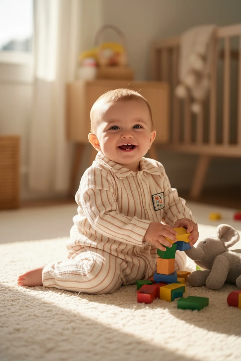 Dreamy Nest Muslin Romper - Türk Kahvesi image