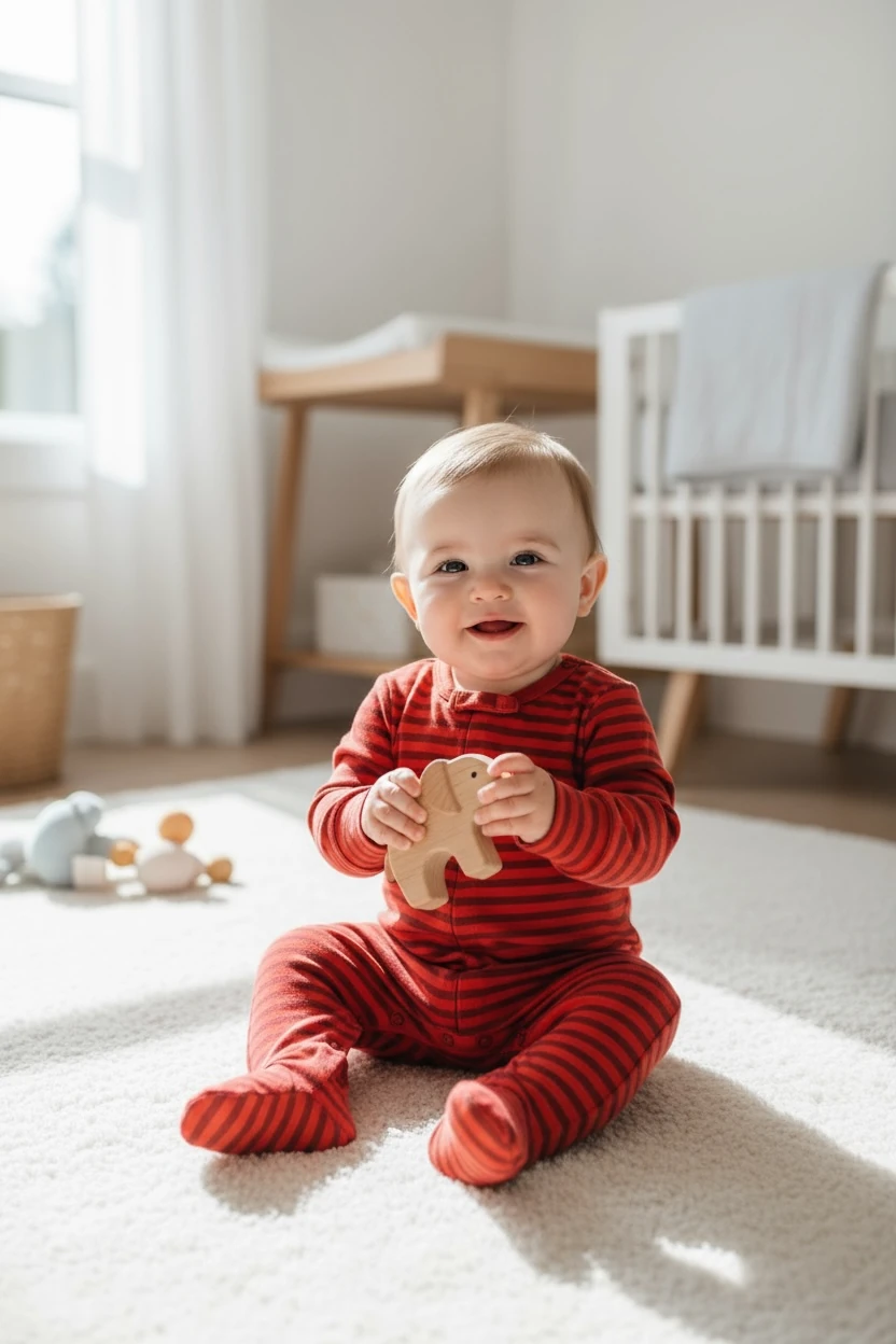 Soft Harmony Romper - Kırmızı main variant image