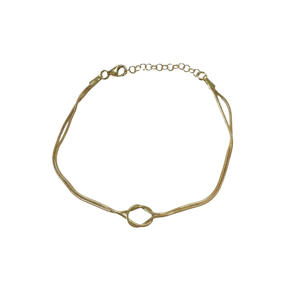Sonsuz Can Bağı Retro Charm 925 Ayar Gümüş Bileklik 